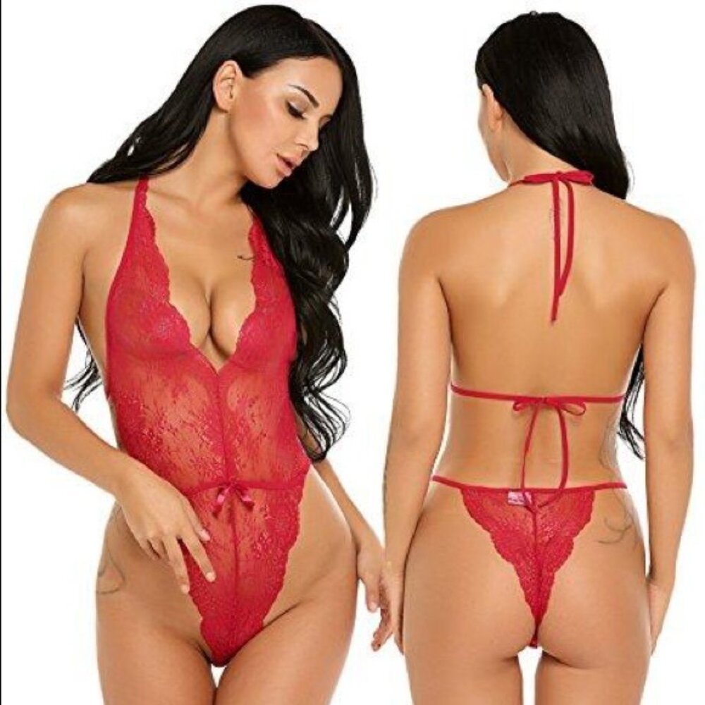 📦 Red lace one piece (S-63|XL-1)